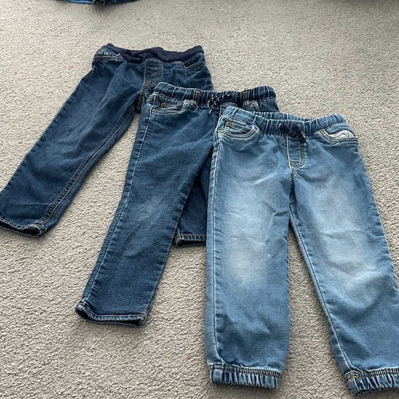 Carter's Kids Blue Denim Jeans Trio - Picture 2 of 9